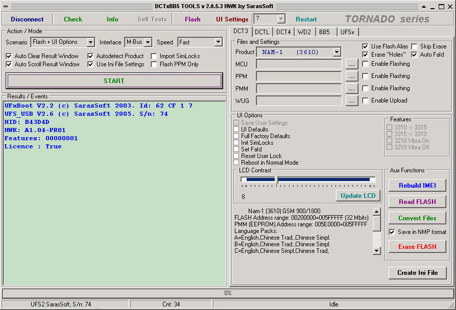 ufs tornado box  setup