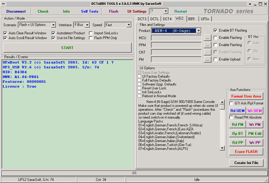 Скачать программу для ufs 3 tornado