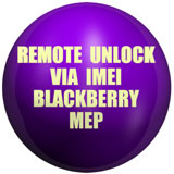 BlackBerry remote unlock by IMEI - MEP
