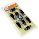 Set of USB adapters 6in1