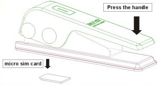 Wycinarka kart SIM do standardu Micro SIM dla iPhone/iPad