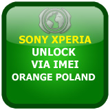 Odblokowanie SonyEricsson Sony Xperia kodem Orange Polska