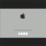 Zdjęcie blokady EFI w MacBook Air / Pro